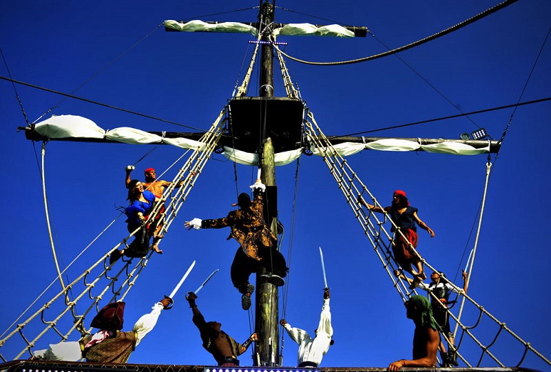 Atração barco pirata - Punta Cana