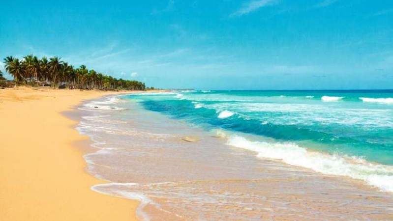 Praia magnífica de Punta Cana